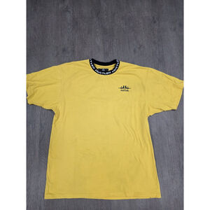 Vintage Hustler Club Yellow Shirt Size XL